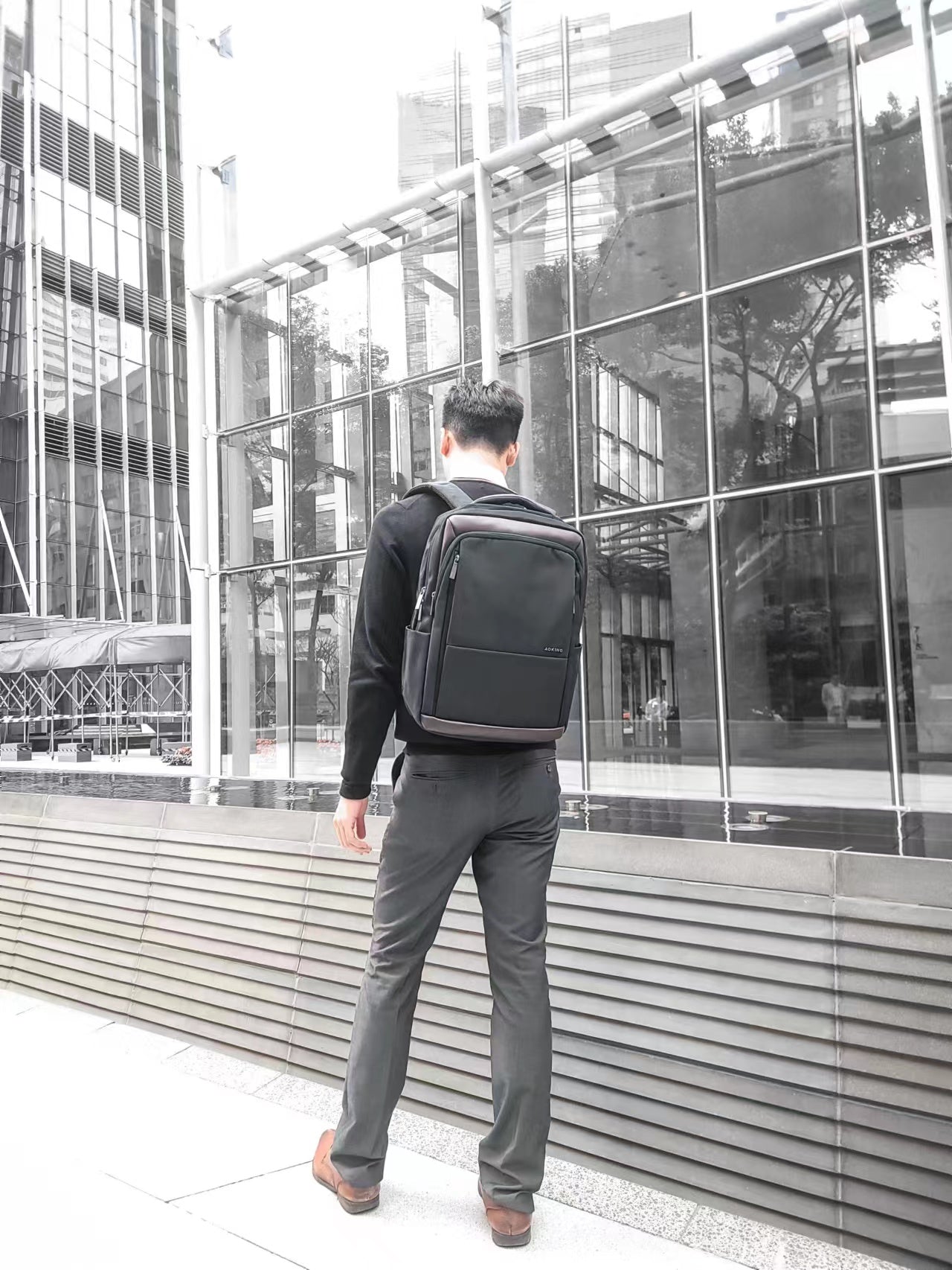 Aoking Business Laptop Backpack SN2119 Navy
