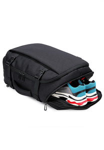 Multifunctional large capacity business backpack With Shoes Compartment 1085 Black