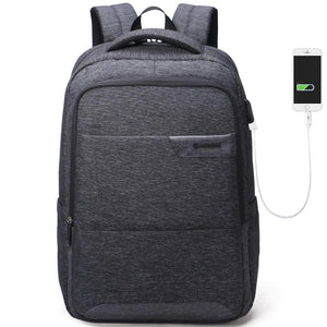 Anti-thief USB charging business backpack