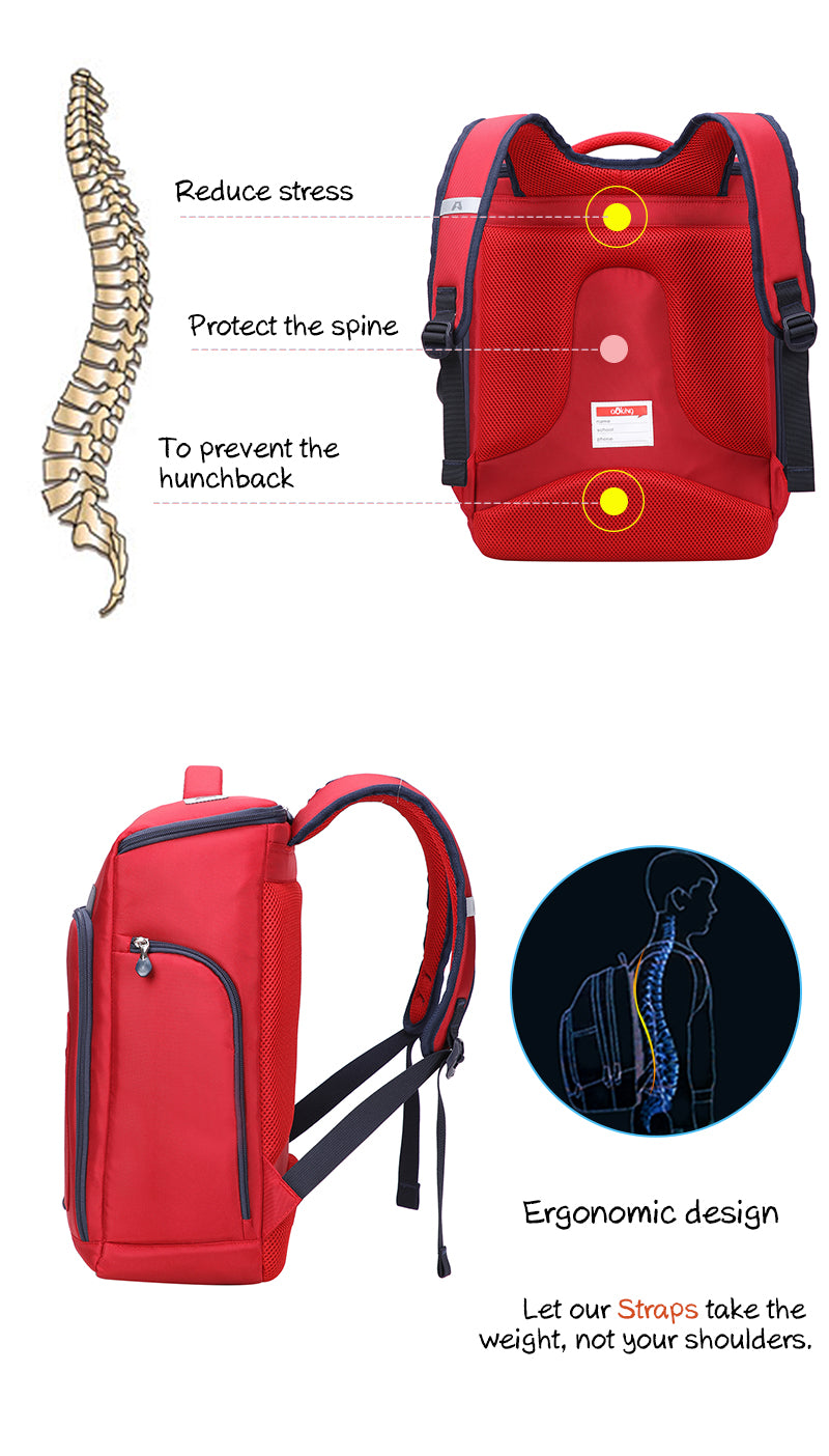 Aoking spine protection backpack specially designed for students under 140cm in height - B8773