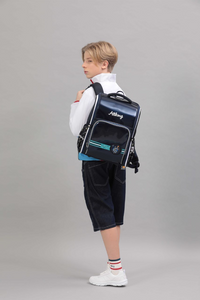 Aoking 小學生護脊彈力肩帶減重書包 BN1012深藍色